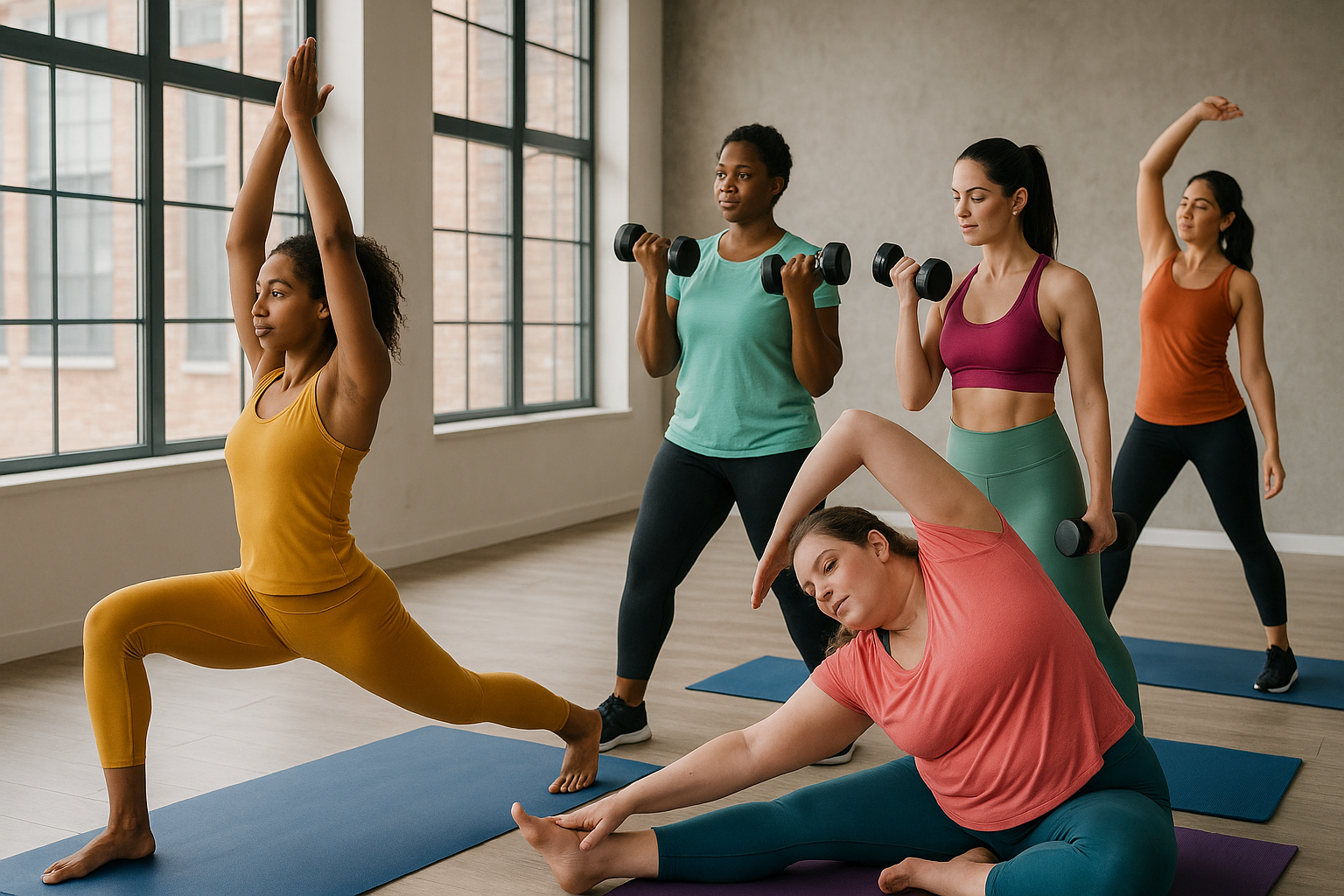 women working out
